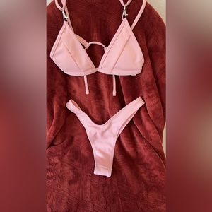 Pretty pink bikini!